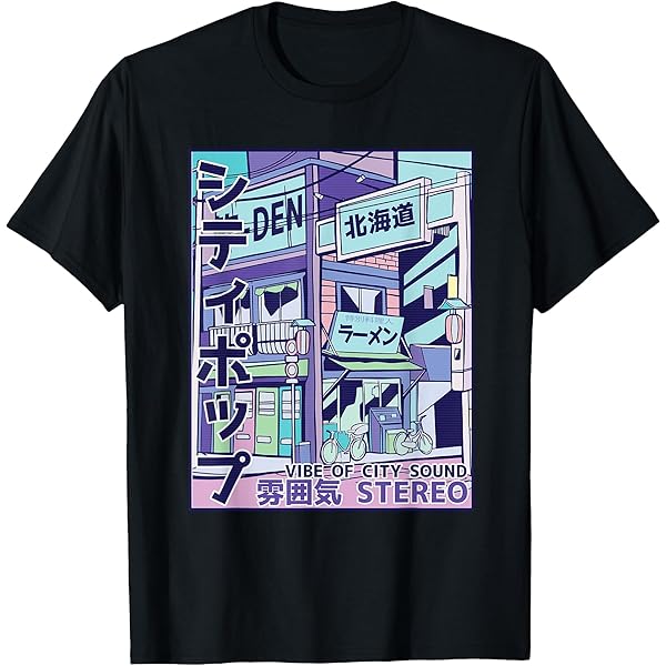 Amazon.com: City Pop Aesthetic Vaporwave Style 80s Japanese
